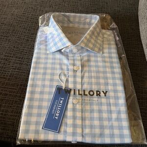 Twillory Blue and White Gingham Shirt